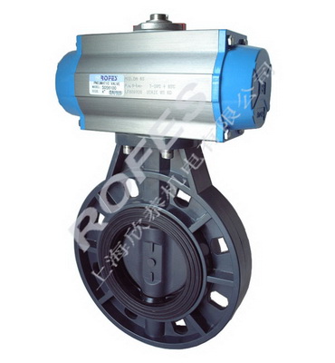 5056气动驱动PVC蝶阀